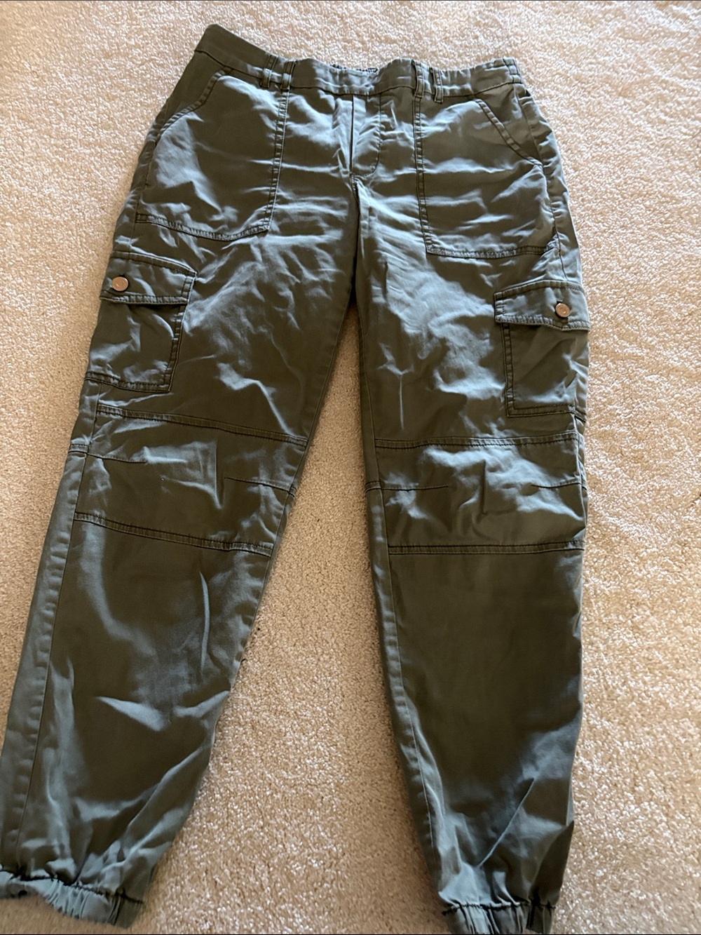 White House Black Market Olive Green Cargo Pants